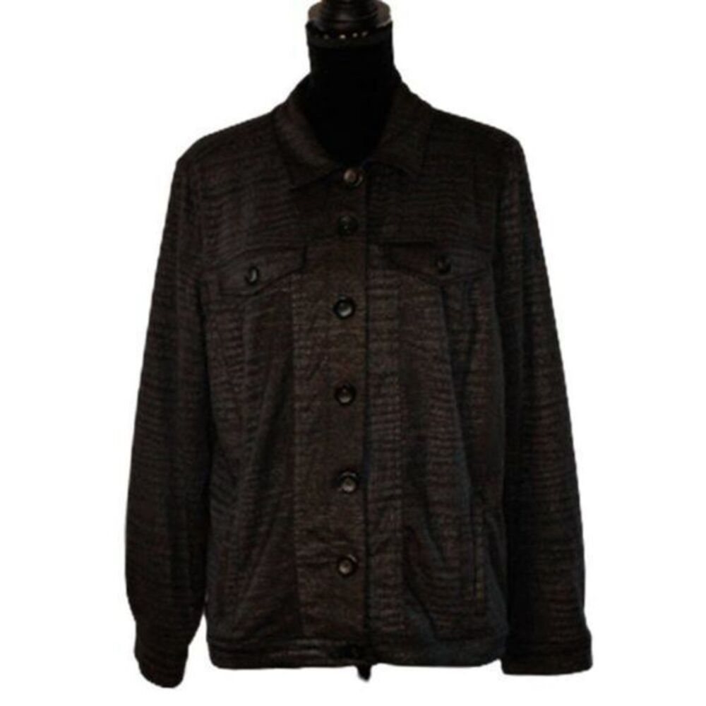 Attyre New York Button Up Jacket Size XL